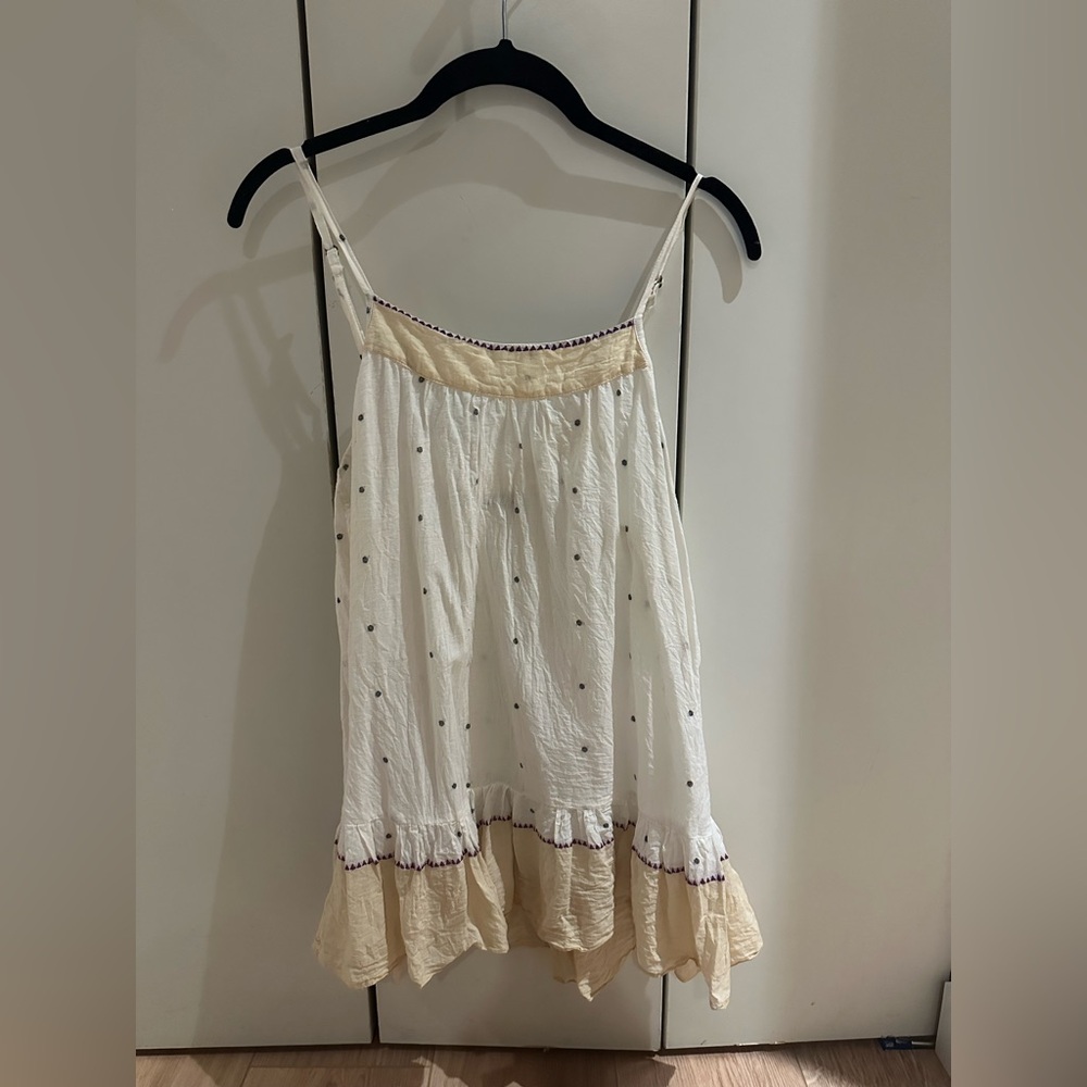 Mes Demoiselles White and Cream Camisole